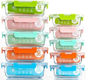 glass food storage